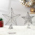 Cross-Border New Christmas Decorations Silver Wrought Iron LED Luminous Book Top Star XINGX Christmas Tree Decorations