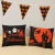 Amazon New Halloween Decorations Living Room Sofa Party Pillow Imitation Hemp Ghost Wizard Pillow Cover