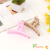 Korean Simple Geometric Hairpin Women's Updo Hair Accessories Ins Large Rubber Paint Grip Back Head Ponytail Clip Hair Accessories