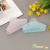 Japanese and Korean Flowers Barrettes High Ponytail Grip Fixed Gadget Jelly Color Shark Clip Large Camellia Headdress Wholesale