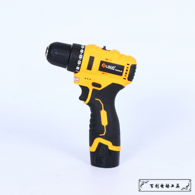 Portable Compact Handheld Rechargeable Electric Hand Drill Lithium Electric Drill Pistol Drill Household Electric Screwdriver Electric Switch Impact Drill