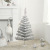 Cross-Border New Christmas Decorations Silver Pet Light Leather Christmas Tree Hotel Shopping Mall Christmas Decoration Ornaments