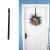 Amazon Home Christmas Decorations Solid Color Christmas Garland Hook Door Hanging Wreath behind the Door Hook