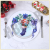 Christmas Series Charger Plate Tabletop Decoration Christmas stocking Patterned Dinner Chargers Decorative Plates for Home Kitchen Party Wedding Events