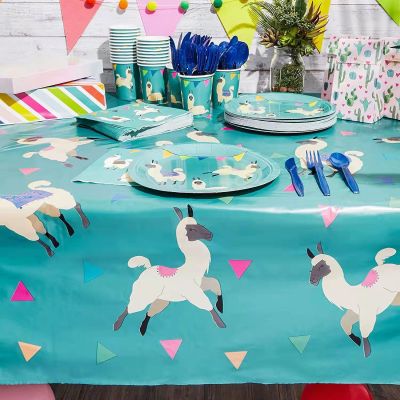 New Cartoon Printing Plastic Tablecloth Oil-Proof Disposable Party Table Cloth Rectangular PVC Coffee Table Cloth Wholesale