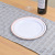 New Western-Style Dinner Plate Modern & Minimalism Daily Household Tableware Golden Edge Ceramic Plate Italian Pasta Dish Factory Direct Supply