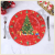 Creative Christmas Plate Pieces Snack Dish with Christmas Plate Dessert Fruit Plate Candy Plate