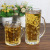 Transparent Beer Glass Bark with Handle Beer Mug Tea Cup Beverage Glass Thick Heat-Resistant Beer Cup