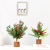 Amazon Cross-Border New PE Chinese Hawthorn Pine Cone Mini Christmas Tree Christmas Decorations Desktop Ornaments