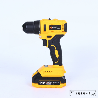 21V Lithium Rechargeable Brushless Pistol Electric Hand Drill Household Electric Screwdriver Screwdriver Machine Factory Direct Supply Wholesale