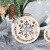 Cross-Border Christmas Decorations Wooden Hollow Led Luminous Light Board Pendant Christmas Tree Pendant