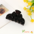 New Simple Grip Japanese and Korean Style Barrettes Women's Shower Updo Plain Hollow Plastic Hair Claw Factory Wholesale