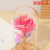 Jinbo Rose Preserved Fresh Flower Glass Cover LED Light