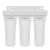 10-Inch Three-Level Front Filter Transparent/White Water Purifier Front Three-Level Water Supply Pipeline Filter 2 Points 4 Points