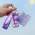 Jinnew Popular Color Changchun Orchid Purple Keychain Pendant Trend Prize Claw Doll Schoolbag Pendant Wholesale