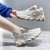 New Spring Dad Shoes Women's Mesh Casual Women's Single-Layer Shoes Korean Style Platform Student Fashion Sneakers for Women