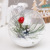 Cross-Border Hot Christmas Decorations 6 Cm8cm/16PCs Transparent Ball Christmas Ball Set Christmas Tree Pendant