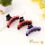 Korean 2022 New Hairpin Red Grip Girl Shark Clip Headdress Pearl Hairpin Small Top Gap Former Red