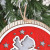 Cross-Border Christmas Decorations Painted Light round Hollow Light Plate Pendant Christmas Tree Pendant