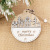 Amazon Cross-Border New Christmas Decorations Double-Layer White Stitching Wooden Hanging Decoration Christmas Tree Pendant