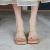 2021summer New Platform Platform Sandals Women's Wedge Outdoor One-Strap Sandals Height Increasing Heel Half Slippers