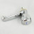 Factory Wholesale Zinc Alloy 96 Desktop Ingle Handle Faucet with Cold Basin Quick Opening Wash Basin Ceramic Basin Sanitary Ware Faucet