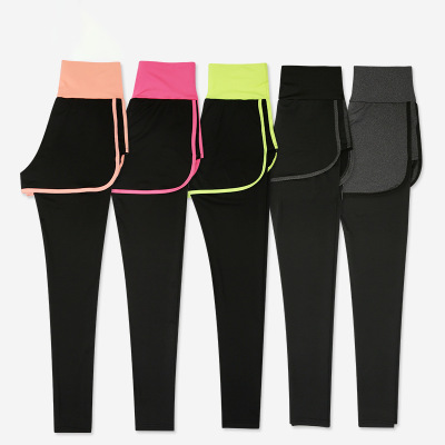 Sports Shorts Women's Yoga Clothes Women's Super Elastic Tight Quick Drying Clothes Running Fitness Sports Pants Wholesale Spring and Summer High Waist