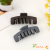 Dark Barrettes Women Bun Grip Bath Tray Hairpin Large Frosted Hair Claw Shark Clip Hairware Wholesale