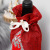 Cross-Border Christmas Decorations Rudolf Bottle Cover Three-Dimensional Wine Bottle Bag Beard Red Wine Bag Gift for the Elderly