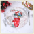 Christmas Series Charger Plate Tabletop Decoration Christmas stocking Patterned Dinner Chargers Decorative Plates for Home Kitchen Party Wedding Events