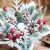 Foreign Trade Ins Style Christmas Decorations Christmas Decoration Creative Log Sticky Snow Candlestick Furniture Decorations
