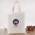 Factory Wholesale Custom Cotton Canvas Reticule Eco-friendly Shopping Handbag Printable Logo