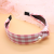 Wide Brim Hair Band Korean Mori Women's Fashion Fabric T Headband Large Bead Hairpin Hairband Internet Celebrity Personalized Headdress Hair