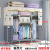 Simple Wardrobe Bold Reinforcement Steel Tube Polyester Cotton Wardrobe Simple Economical Assembly Storage