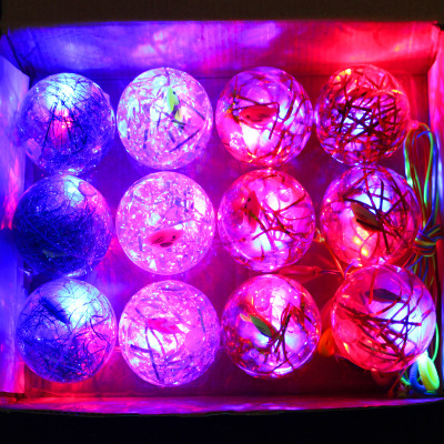 T Flash Crystal Ball Luminous Elastic Ball Colorful Jumping Ball Flash Children's Toys Stall Supply Wholesale