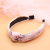 Korean Knotted Fabric Wide-Brimmed Beads Headband Non-Slip Face Wash Hair Band Hair Band Simple All-Match Hairpin Adult Hairpin