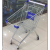 Wholesale European supermarket shopping cart convenience store metal trolley