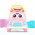 Toy Piano Toy Bus Children's Baby House Playing Toy Building Blocks Multifunctional Bead-Stringing Toy Beating Boys and Girls