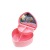 Candy Color Solid Color Double Rounds Mirror Large Heart-Shaped Storage Box Children's Handmade DIY Jewelry Box Wholesale