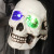 Amazon Cross-Border New Halloween Decorations Gauze Luminous Skull Pendant Haunted House Horror Atmosphere Dress up