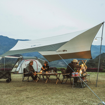 Mobi Garden Canopy Tent Quickly Open Outdoor Portable Sunshade Canvas Sun-Proof Pergola Camping Camping Rain-Proof Equipment