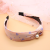 Wide Brim Hair Band Korean Mori Women's Fashion Fabric T Headband Large Bead Hairpin Hairband Internet Celebrity Personalized Headdress Hair