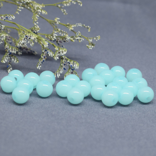 acrylic beads spray paint 6-30mm jelly spring color loose beads beads diy jewelry accessories