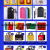 Color non-woven shopping bags, foldable bags and packing bags gift bags