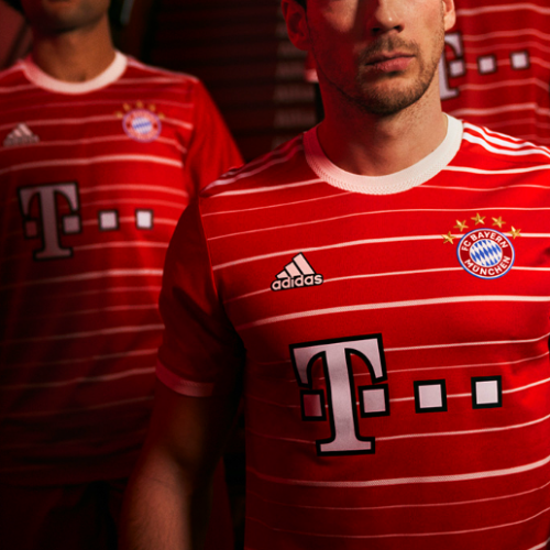 22-23 new champions league bayern munich home jersey no. 9 levan muller football uniform