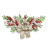 Christmas Decorations 50cm Pinecone Decoration PE Christmas Horn Garland Rattan Shopping Mall Hotel Door and Window Ornaments