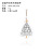 Cross-Border New Christmas Decorations European-Style White Painted round Christmas Tree Wooden Wood Products Pendant