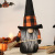 Cross-Border New Halloween Decorations Plaid Wizard's Hat Broom Faceless Old Man Doll Doll Desktop Decoration