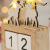 Cross-Border New Christmas Decorations Log Elk Christmas Tree LED Light Calendar Home Desktop Decoration