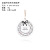 Cross-Border New Christmas Decorations European-Style White Painted round Christmas Tree Wooden Wood Products Pendant